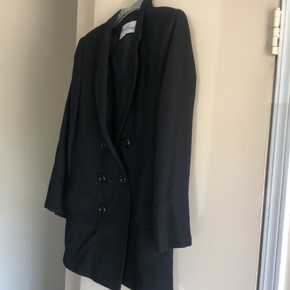 Blazer Wool Thin Comfortable Double Breasted Pock… - image 2